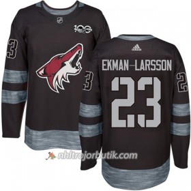 Män Ishockey Arizona Coyotes Tröja Oliver Ekman-Larsson 23 1917-2017 100th Anniversary Adidas Svart Authentic